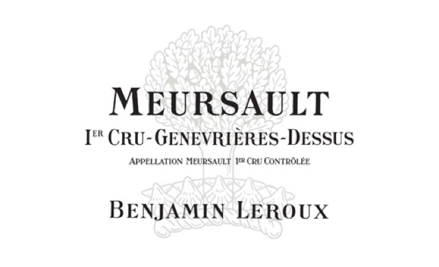 Meursault, Genevrieres, 1er Cru, Benjamin Leroux